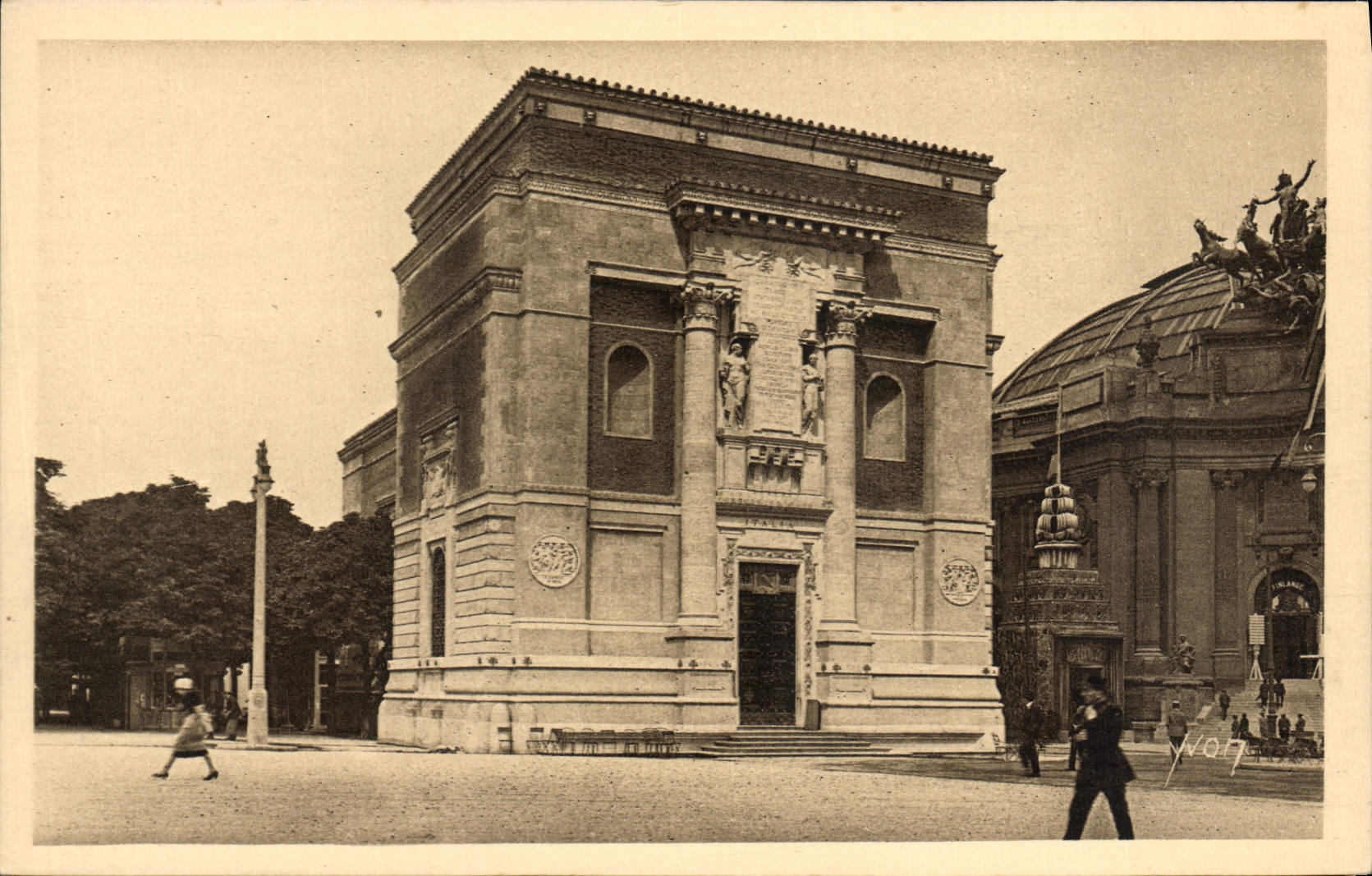 Italienischer Nationalpavillon — Internationale Ausstellung für Dekorative Künste 1925 — Kunstausgabe YVONI