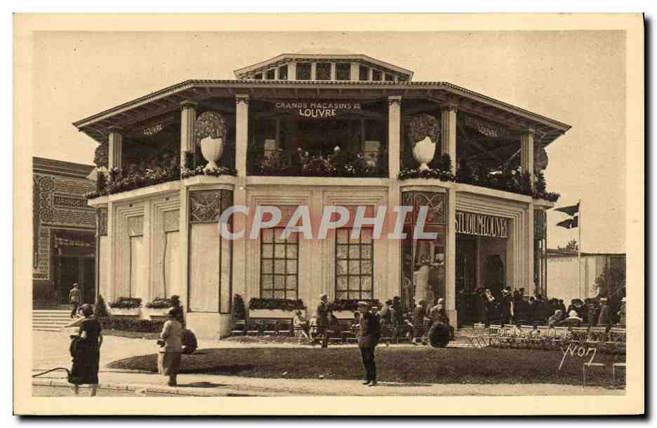 CPA Paris Exposition Internationale des Arts Decoratifs Paris 1925 Studium Louvre