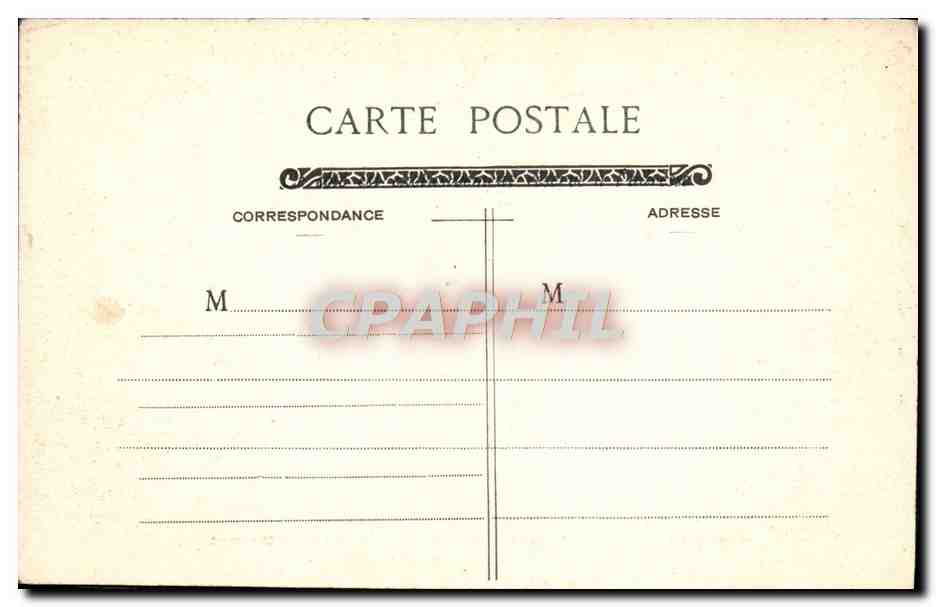 CPA Paris Boulevard Montmartre Carrefour Drouot — Rückseite