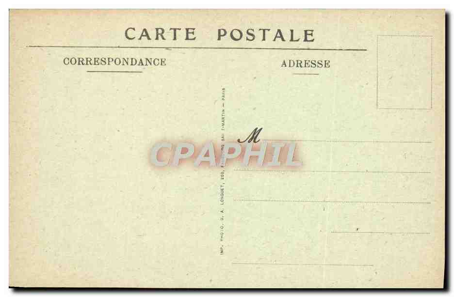 CPA Paris Hotel Des Monnaies Ancien Hotel Laverdy  — Rückseite