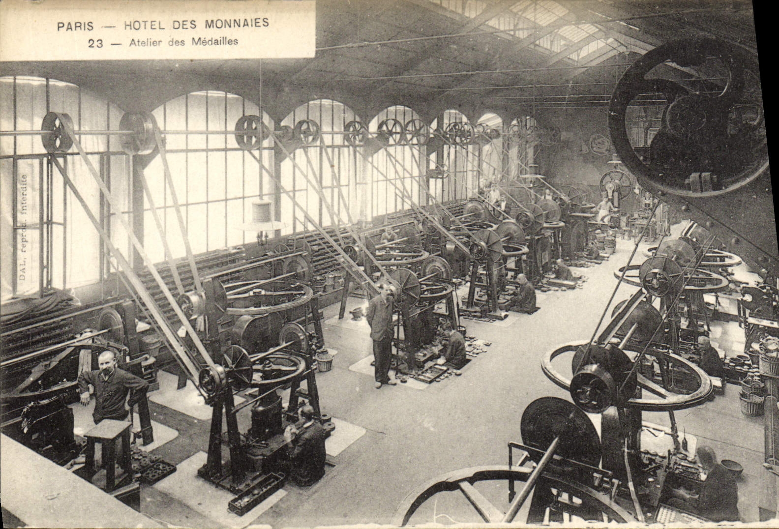 Paris — Hôtel des Monnaies — Atelier des Médailles — DAL, repr. d'interaille