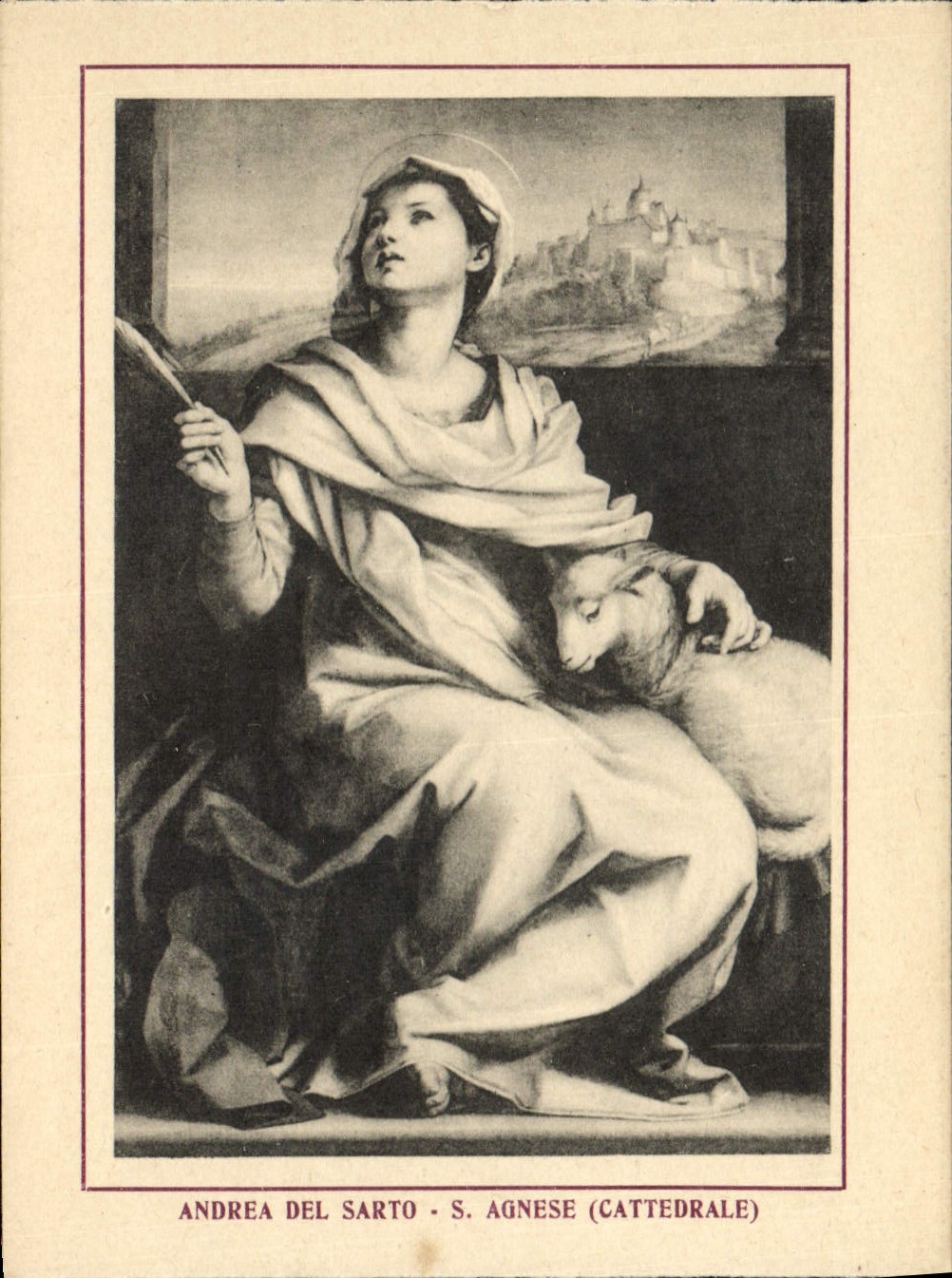 CPA Andrea Del Sarto A Agnese Cattedrale