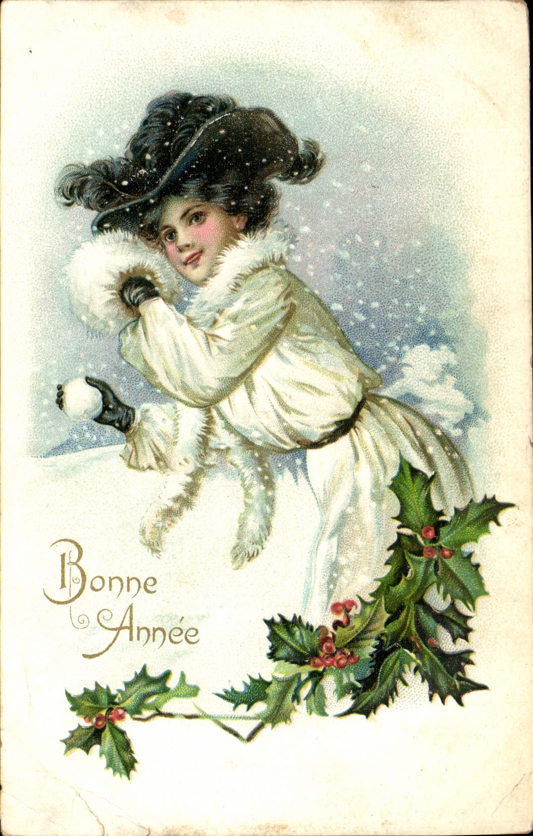 CPA Fantaisie Femme