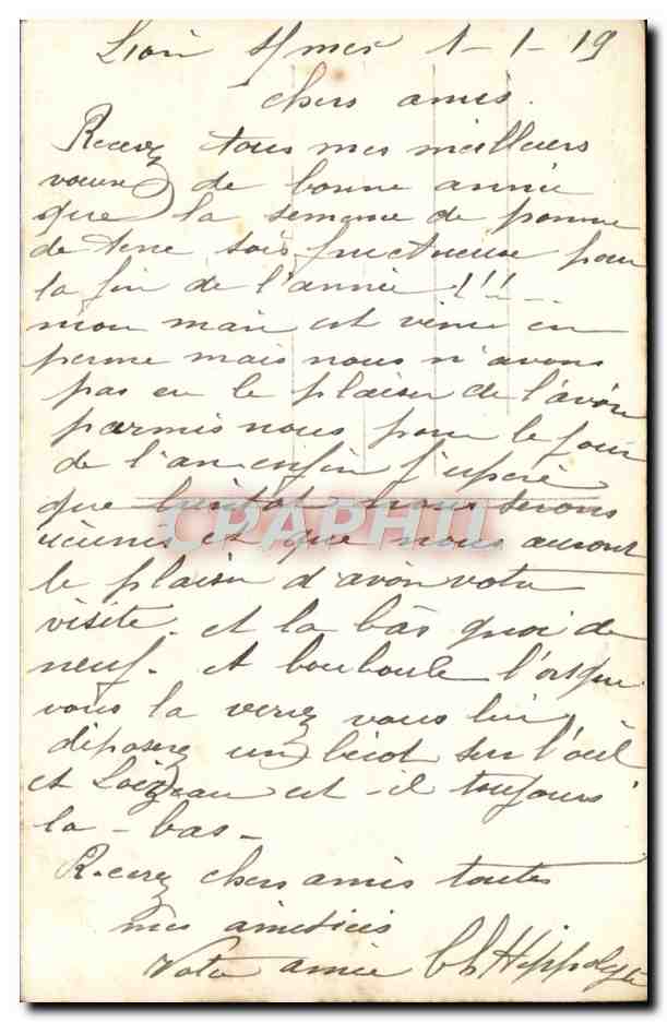 CPA Fantaisie Femme Enfant Soldat Militaria — Verso
