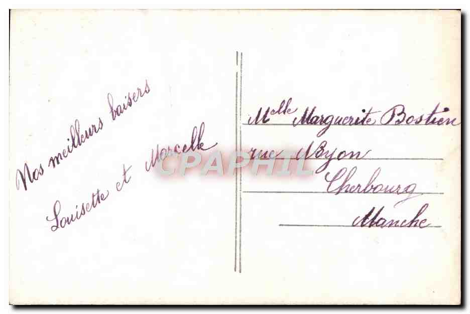 CPA Fantaisie Enfants — Verso