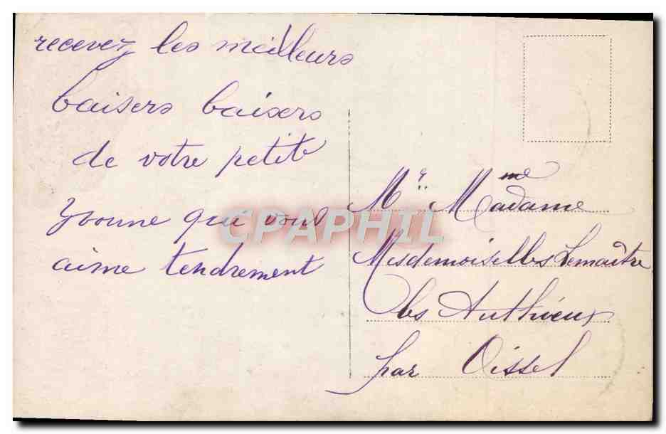CPA Fantaisie Enfant — Rückseite