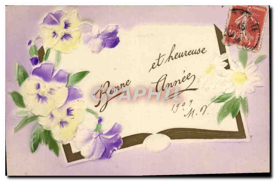 CPA Fantaisie Fleurs