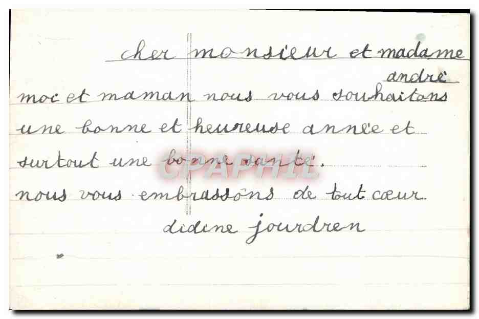 CPA Fantaisie Enfant — Rückseite