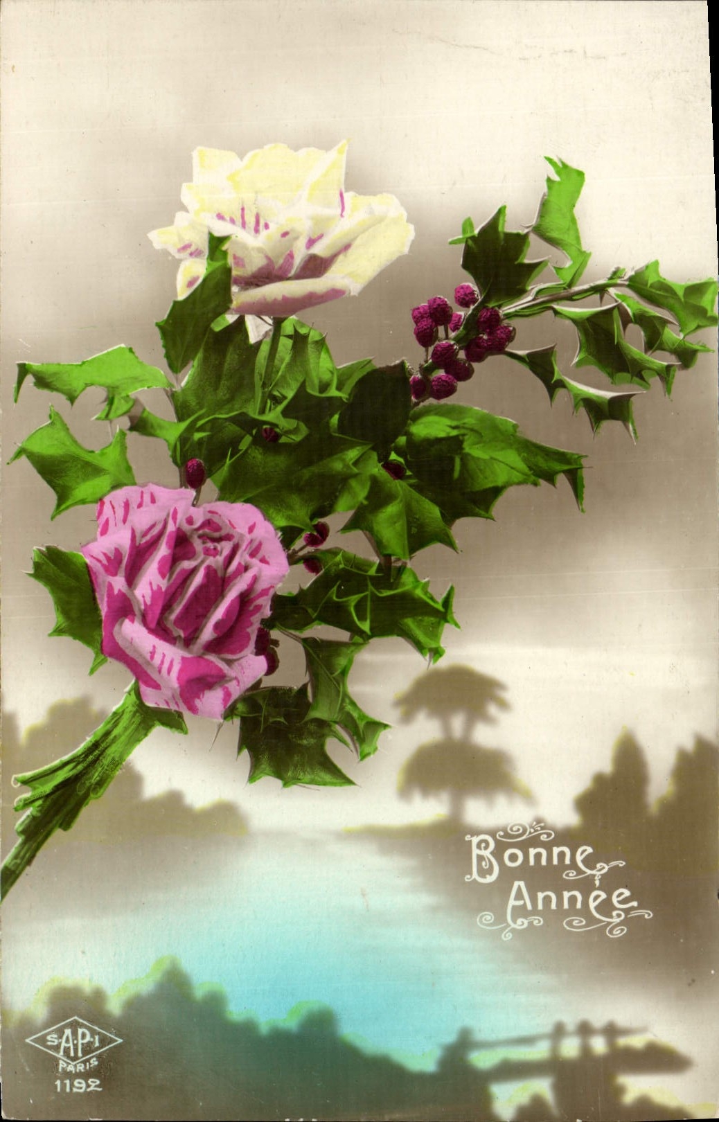 CPA Fantaisie Fleurs 