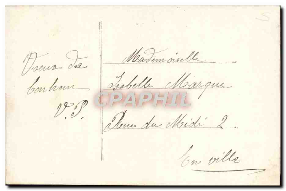 CPA Fantaisie Fleurs — Rückseite