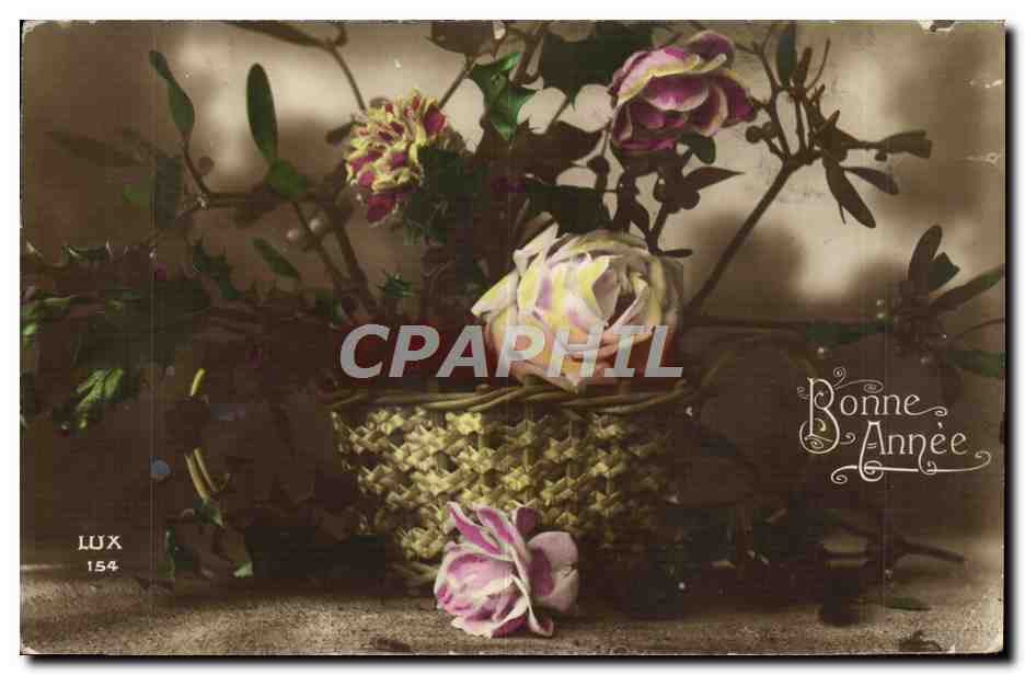 CPA Fantaisie Fleurs