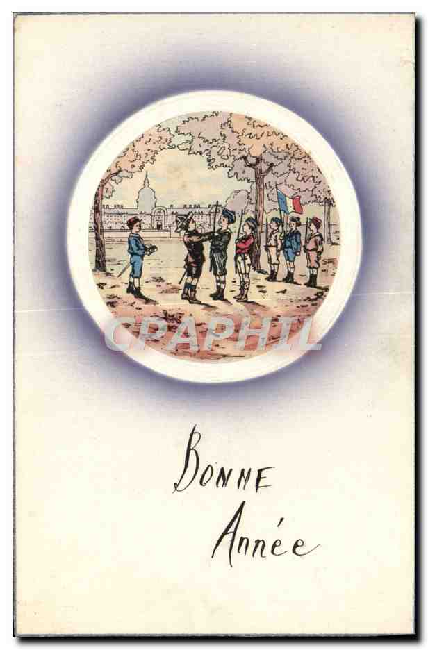 CPA Fantaisie Enfants Soldats 