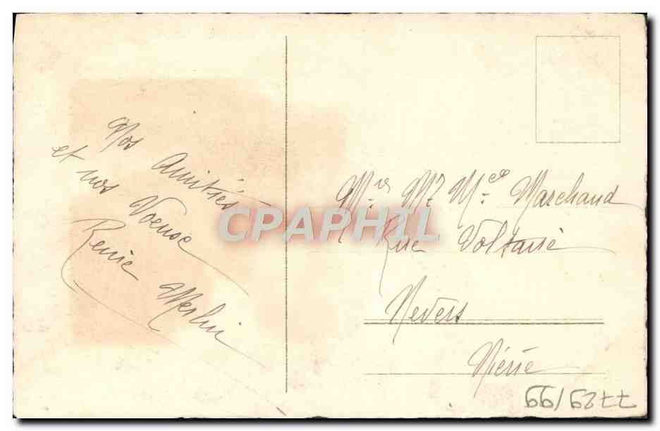 CPA Fantaisie Bone annee — Rückseite