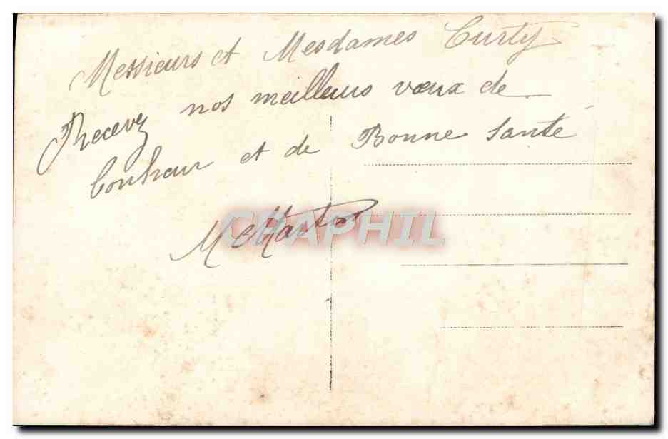 CPA Fantaisie Fleurs — Verso