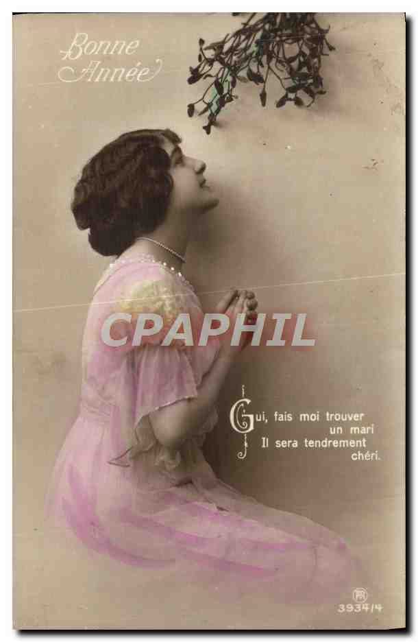 CPA Fantaisie Femme