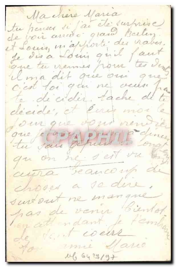 CPA Fantaisie Enfant — Rückseite