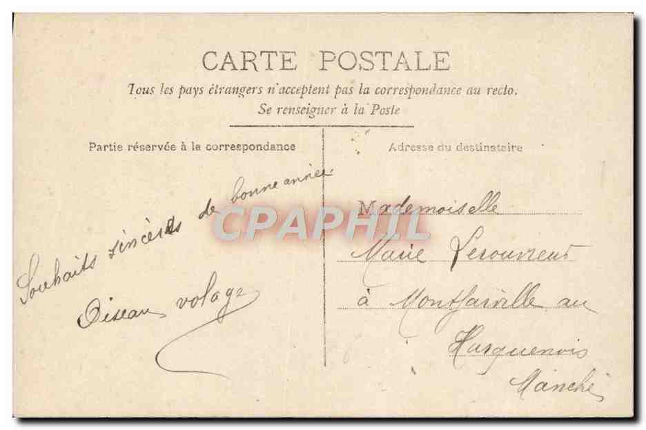 CPA Fantaisie Enfant — Rückseite