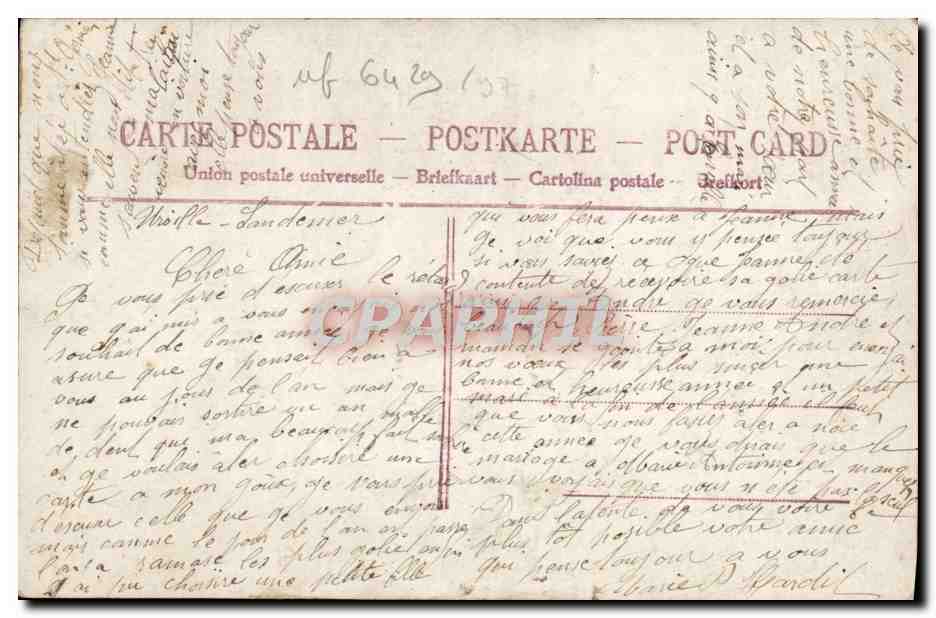CPA Fantaisie Enfant — Rückseite