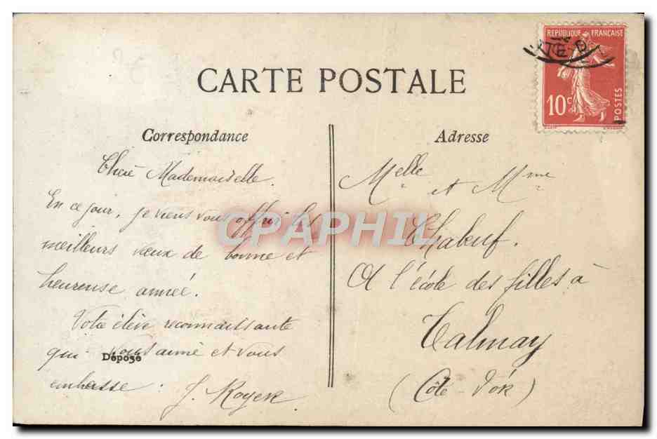 CPA Fantaisie Enfant — Verso