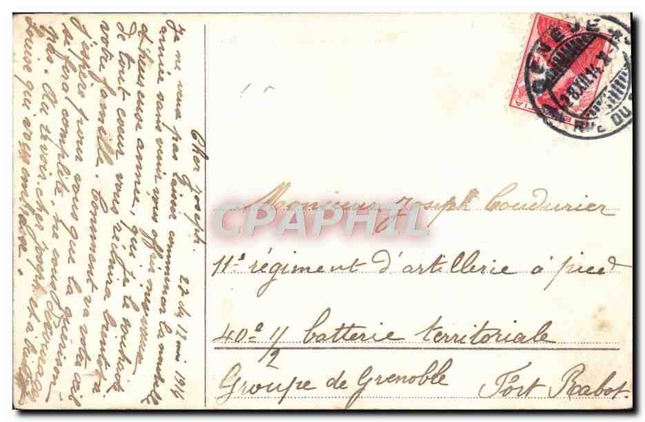 CPA Fantaisie Bonne annee — Rückseite