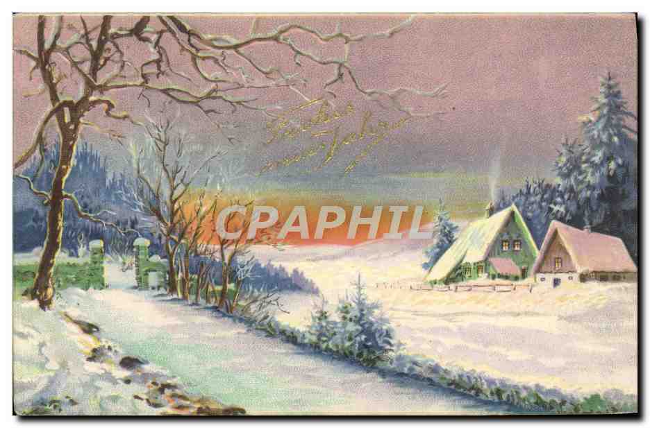 CPA Fantaisie Bonne annee