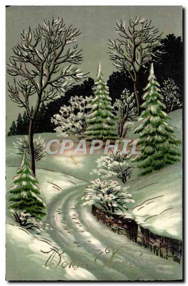 CPA Fantaisie Bonne annee