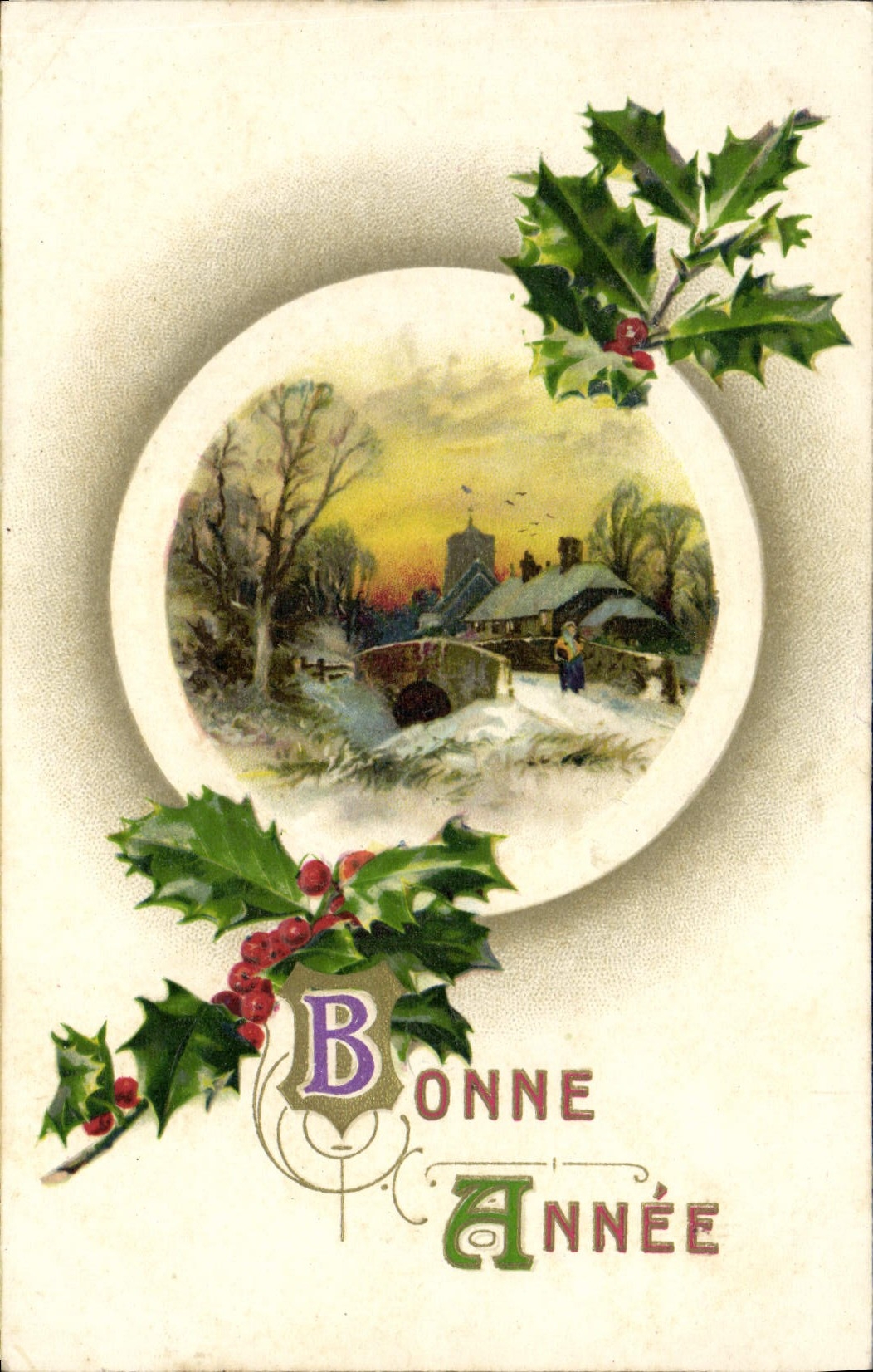 CPA Fantaisie Bonne annee