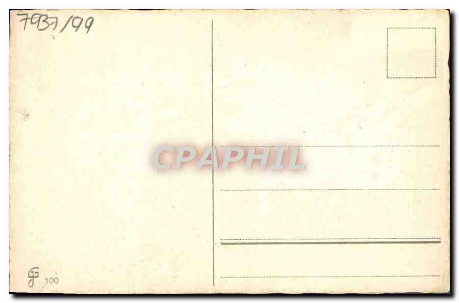 CPA Fantaisie Fleurs — Verso