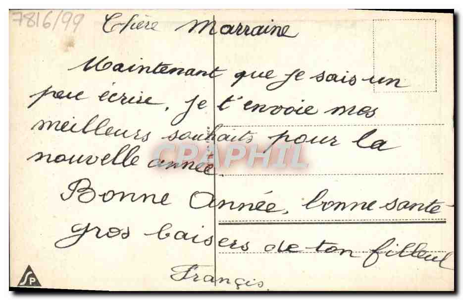 CPA Fantaisie Enfant — Rückseite