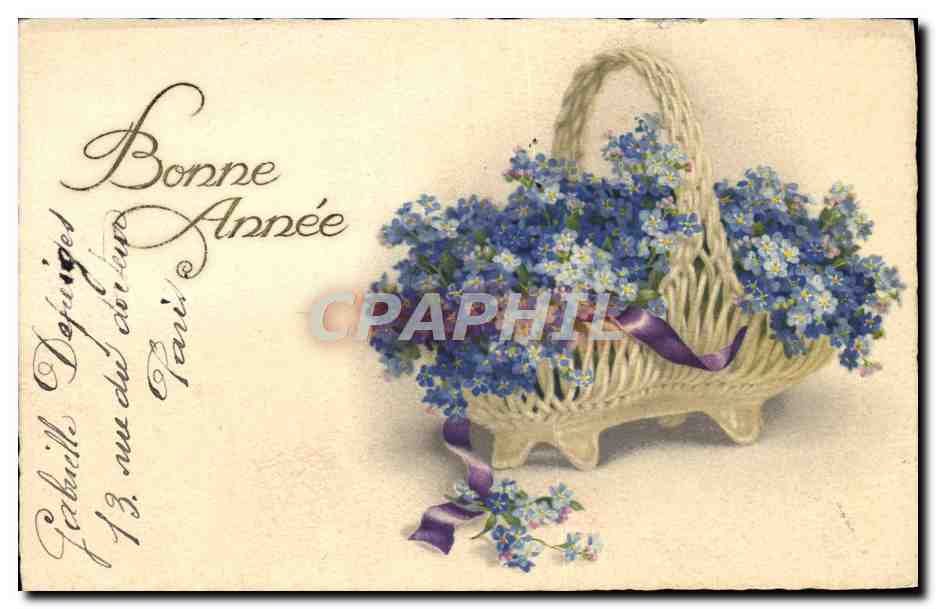 CPA Fantaisie Fleurs