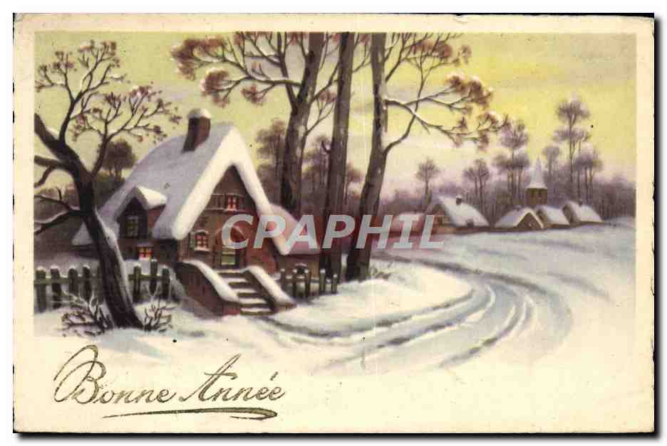 CPA Fantaisie Bonne annee