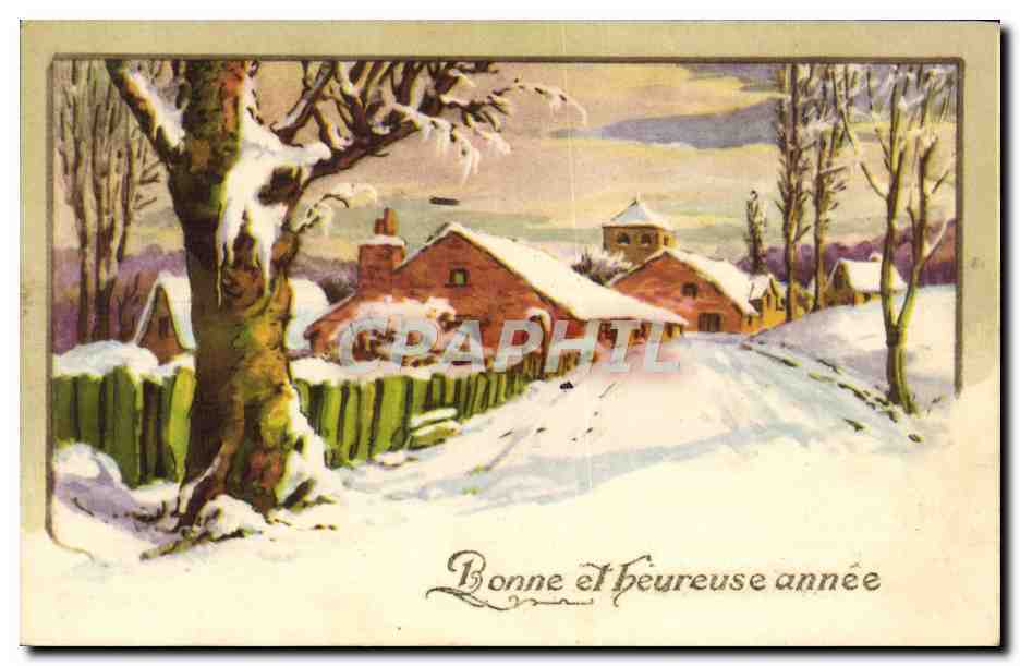 CPA Fantaisie Bonne annee