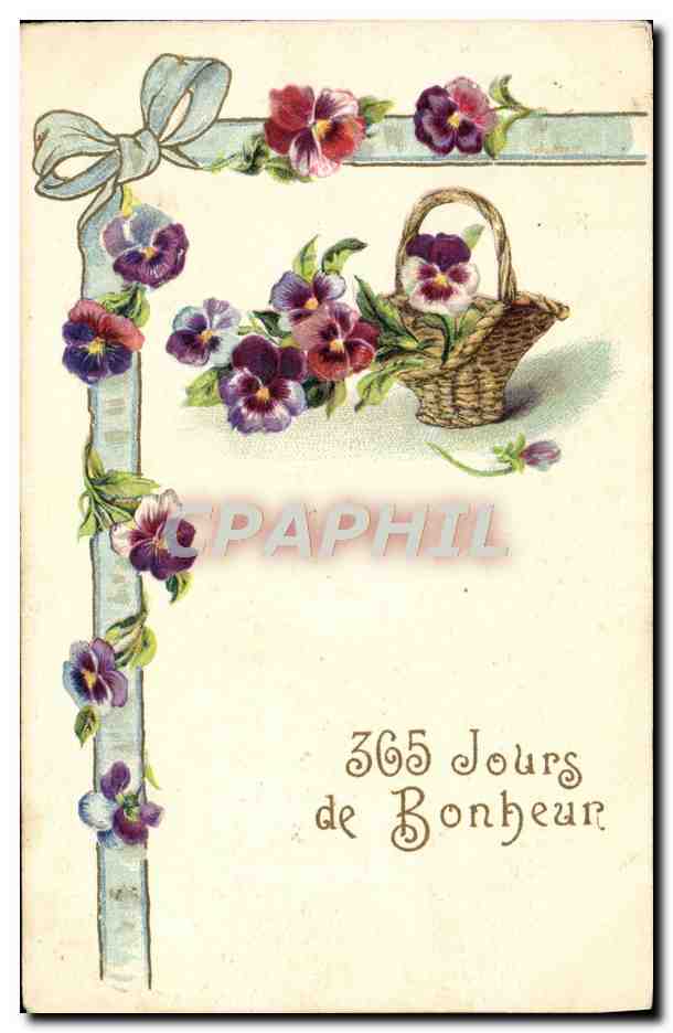 CPA Fantaisie Fleurs