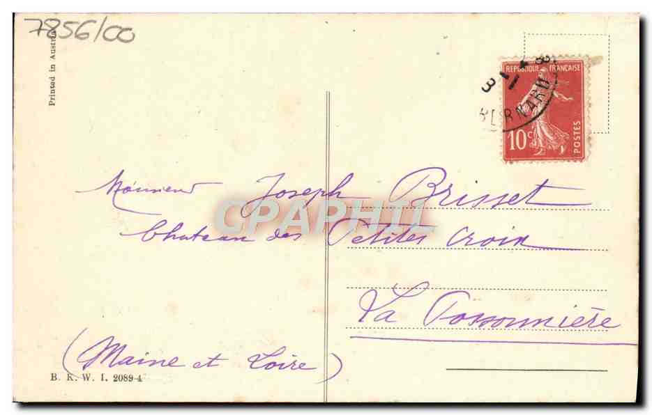 CPA Fantaisie Enfants — Verso