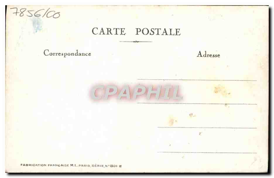 CPA Fantaisie Enfant — Verso