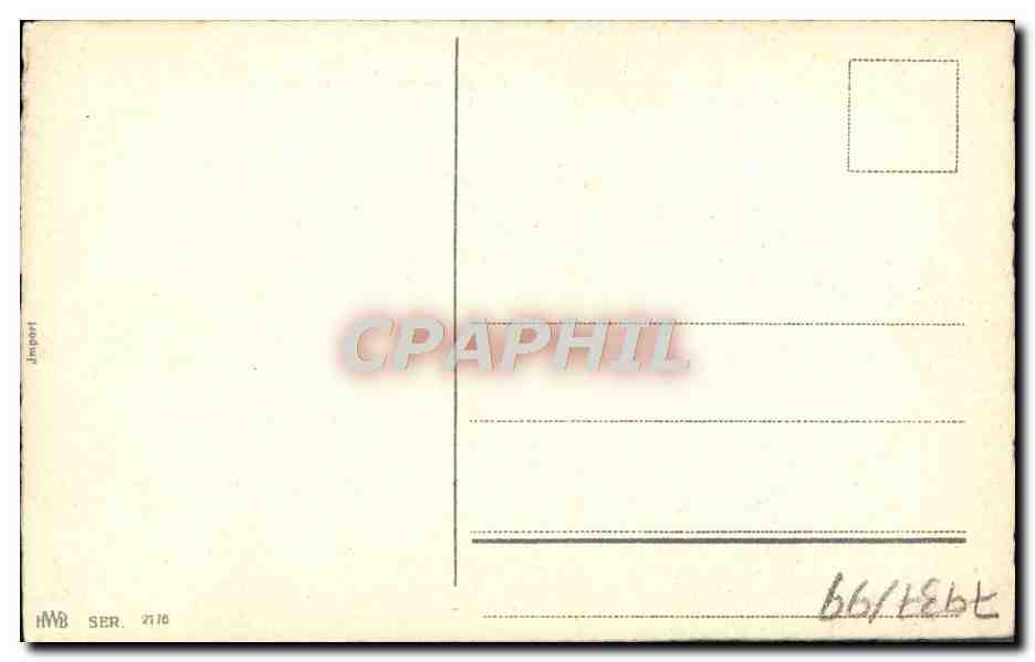CPA Fantaisie Fleurs — Verso