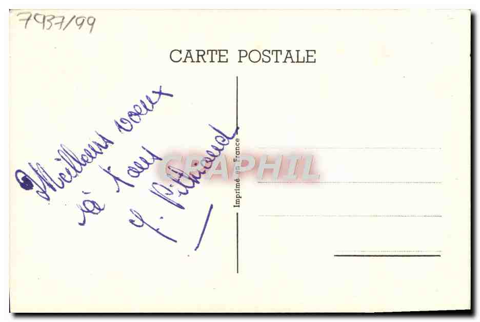 CPA Fantaisie Bonne annee  — Rückseite