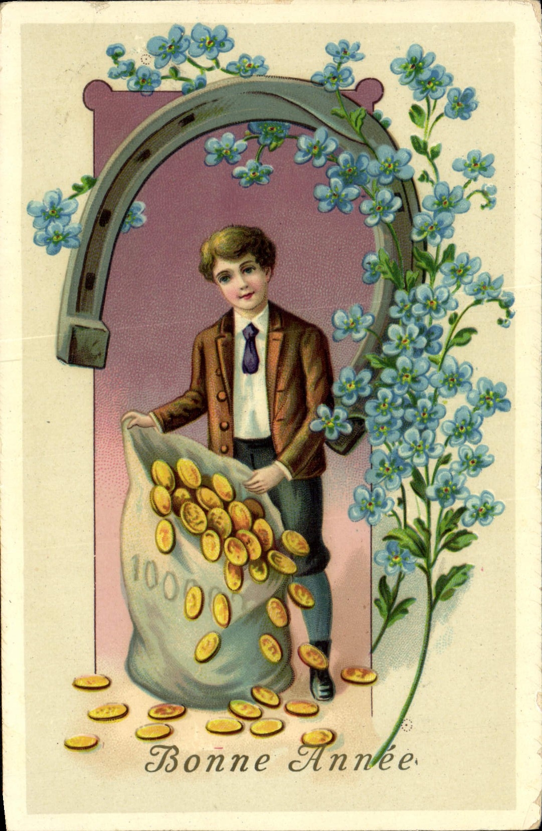 CPA Fantaisie Enfants Pieces d'or 