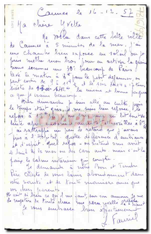 CPA Fantaisie Bonne annee Moulin a vent  — Rückseite
