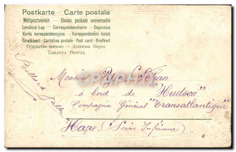 CPA Fantaisie Enfant  — Rückseite