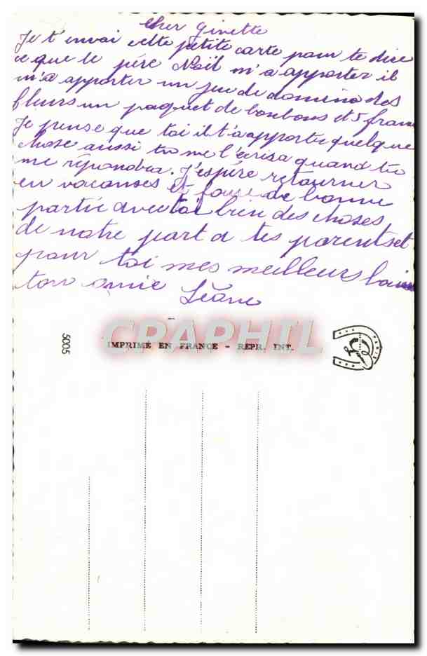 CPA Fantaisie Bonne annee Oiseaux  — Verso