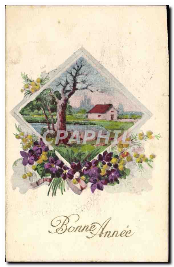 CPA Fantaisie Bonne annee