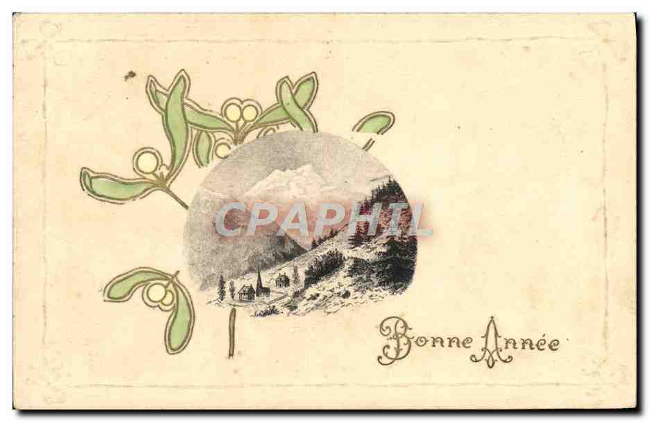 CPA Fantaisie Bonne annee
