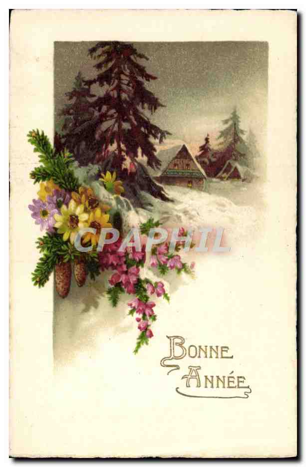 CPA Fantaisie Bonne annee