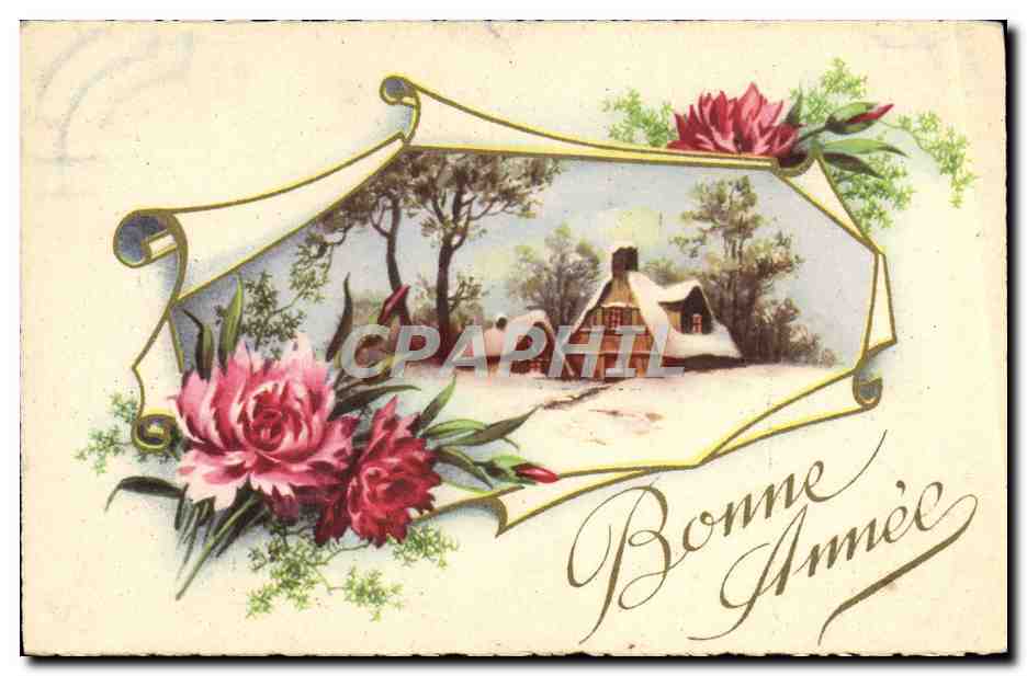 CPA Fantaisie Bonne annee