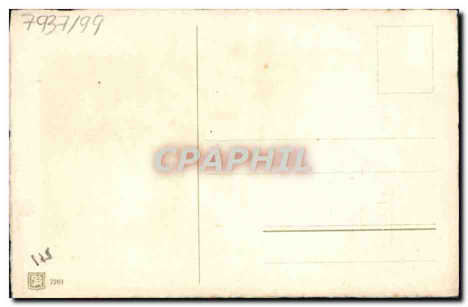 CPA Fantaisie Fleurs — Rückseite