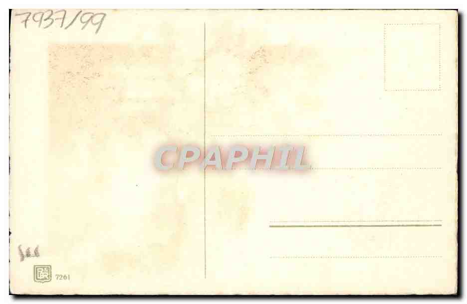 CPA Fantaisie Fleurs — Verso