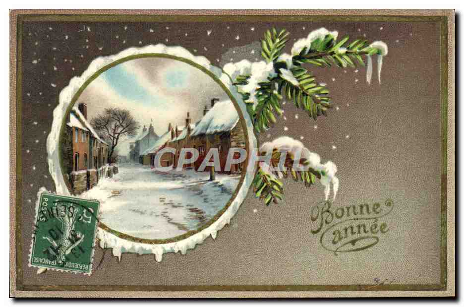 CPA Fantaisie Bonne annee