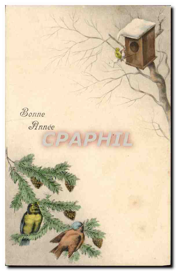 CPA Fantaisie Bonne annee