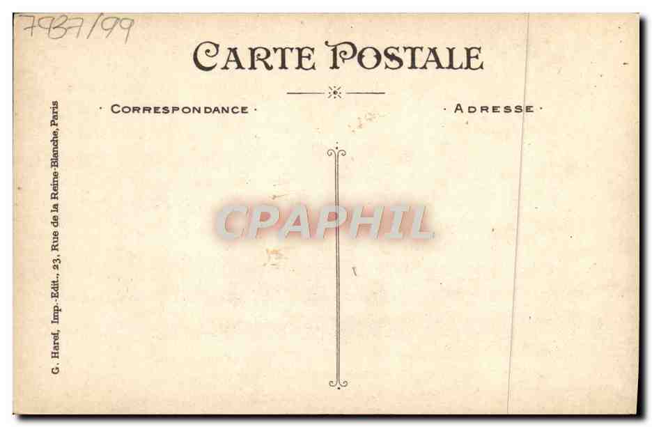 CPA Fantaisie Fleurs  — Verso